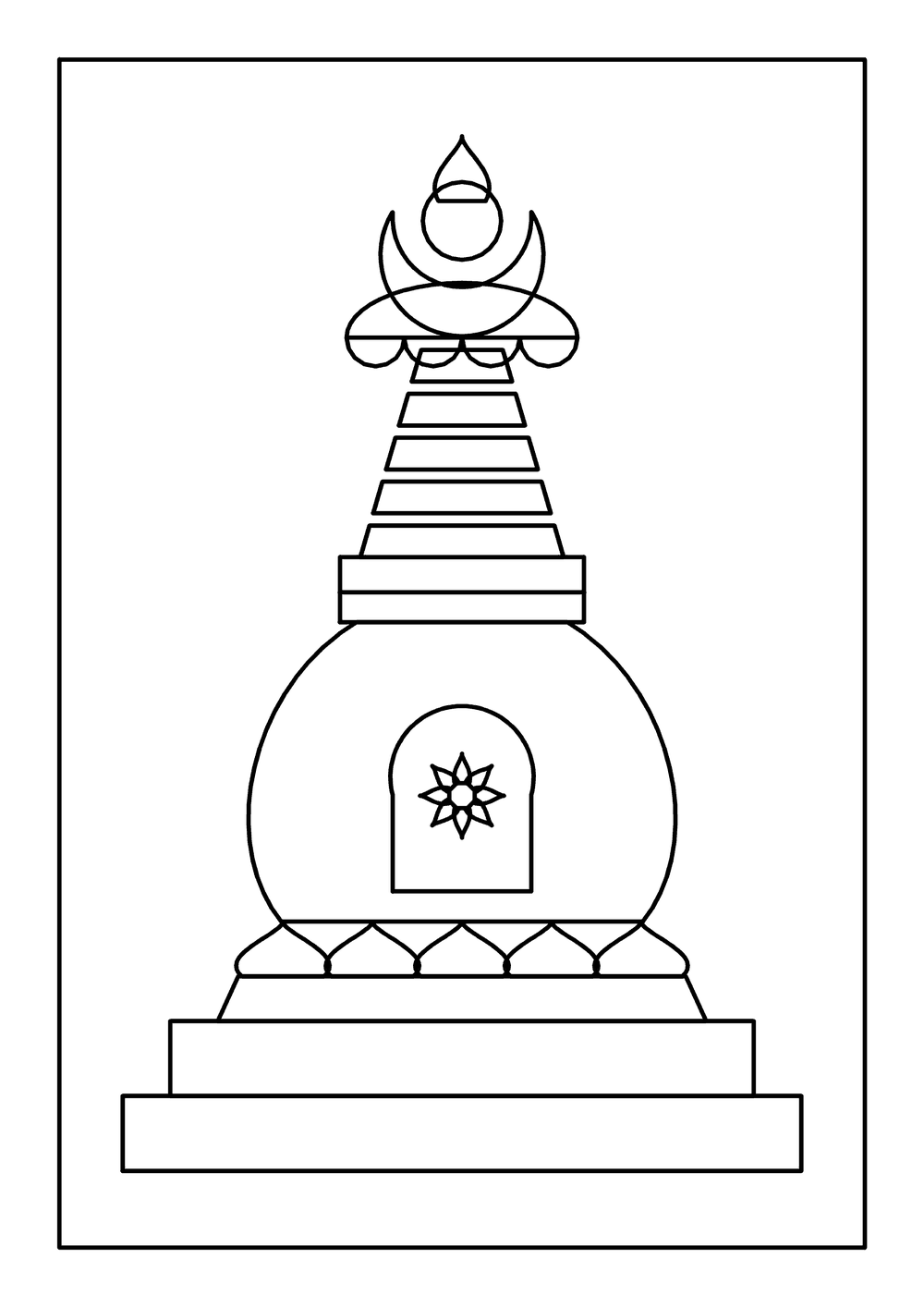 Chorten (stoepa) — Boeddhistisch, niveau C